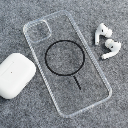 Maska Mag Case Clear Slim za iPhone 13/ 14 crna
