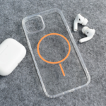 Maska Mag Case Clear Slim za iPhone 15 narandzasta