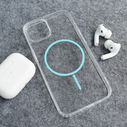 Maska Mag Case Clear Slim za iPhone 15 plava