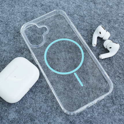Maska Mag Case Clear Slim za iPhone 16 plava