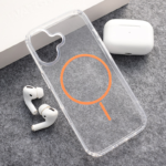 Maska Mag Case Clear Slim za iPhone 17 narandzasta - Slika 3