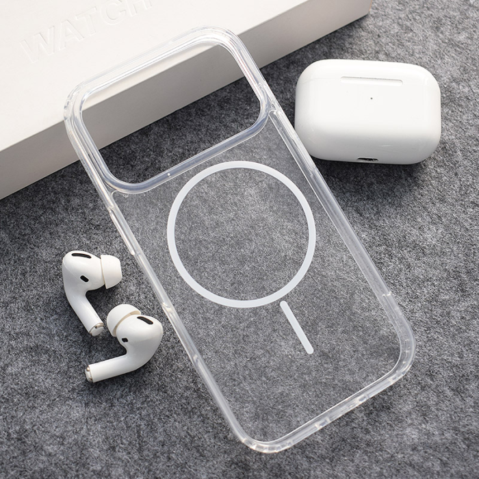 Maska Mag Case Clear Slim za iPhone 17 Pro bela - Slika 3