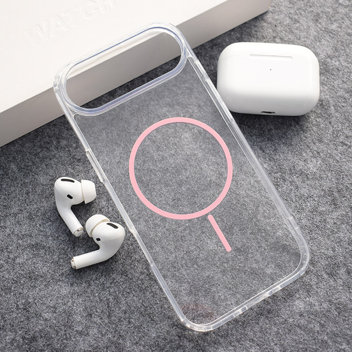 Maska Mag Case Clear Slim za iPhone Air roze - Slika 3