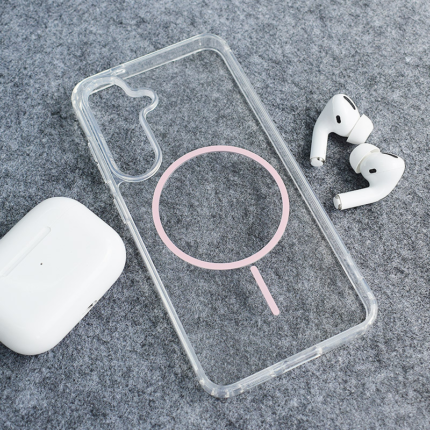 Maska Mag Case Clear Slim za Samsung A16 5G/ A166B roze