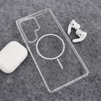Maska Mag Case Clear Slim za Samsung S25 Ultra/ S938B bela