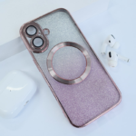 Maska Mag Case Electroplated za iPhone 16 roze - Slika 8