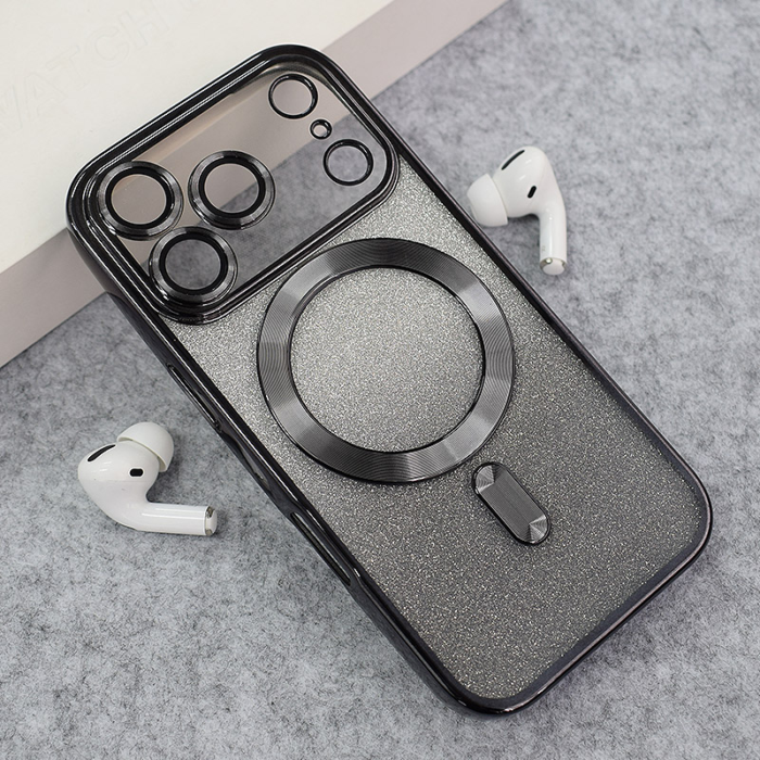 Maska Mag Case Electroplated za iPhone 17 Pro Max crna - Slika 8