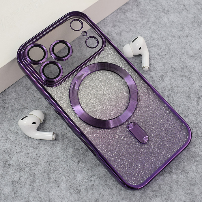 Maska Mag Case Electroplated za iPhone 17 Pro Max ljubicasta - Slika 8
