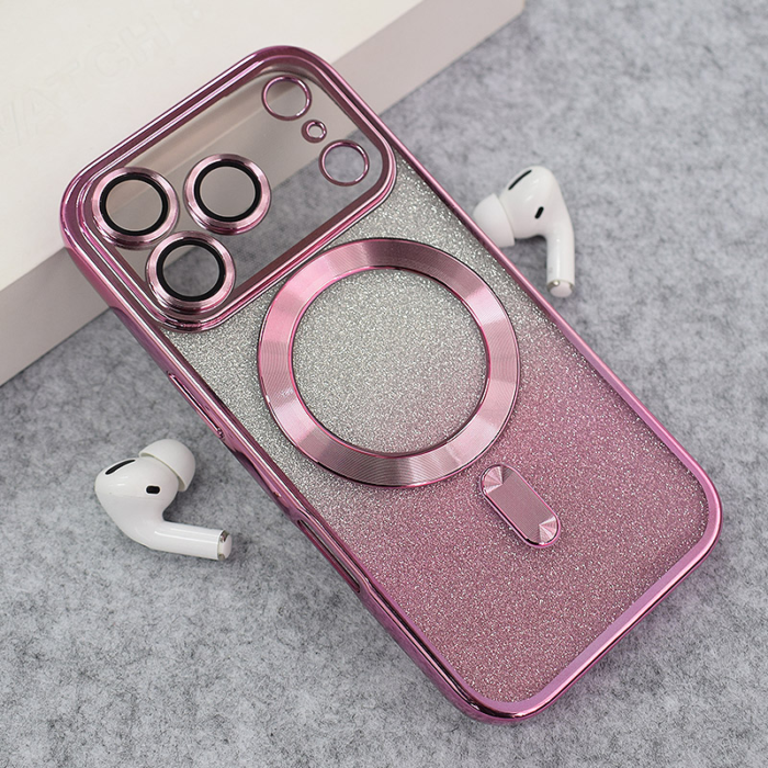 Maska Mag Case Electroplated za iPhone 17 Pro Max roze - Slika 8