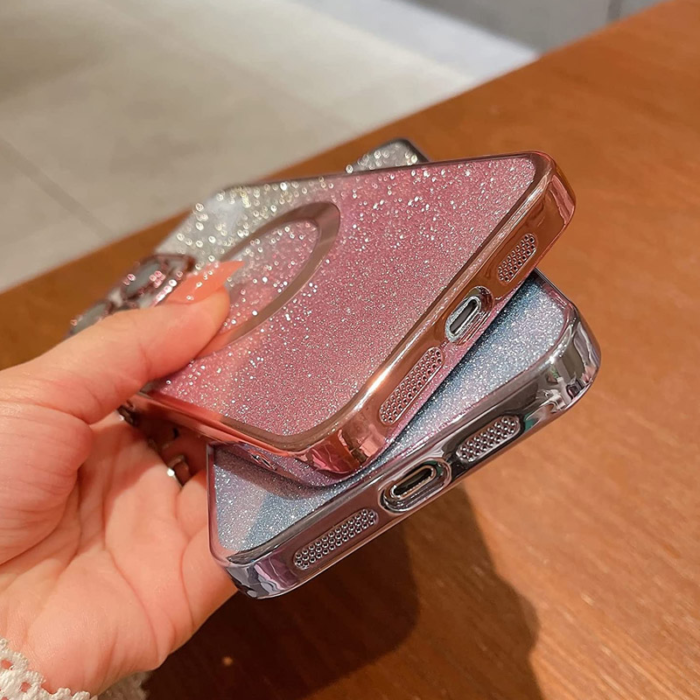 Maska Mag Case Electroplated za iPhone 17 roze - Slika 5