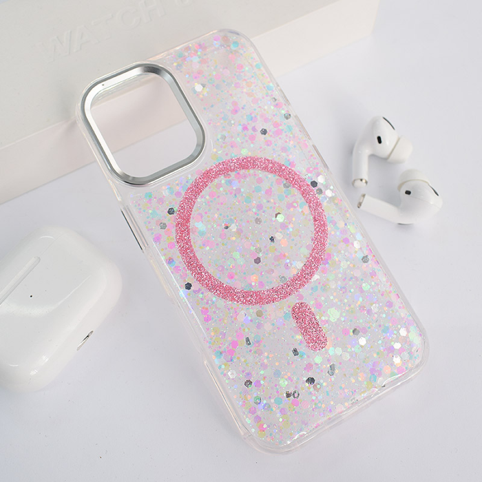 Maska Mag Case Glue za iPhone 15/ 16 svetlo roze - Slika 6