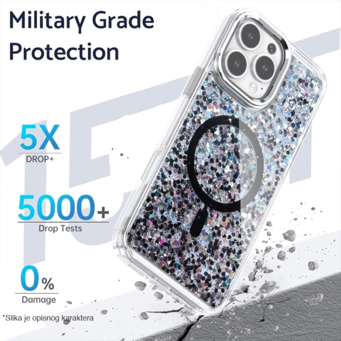 Maska Mag Case Glue za iPhone 17 Pro Max ljubicasta - Slika 2
