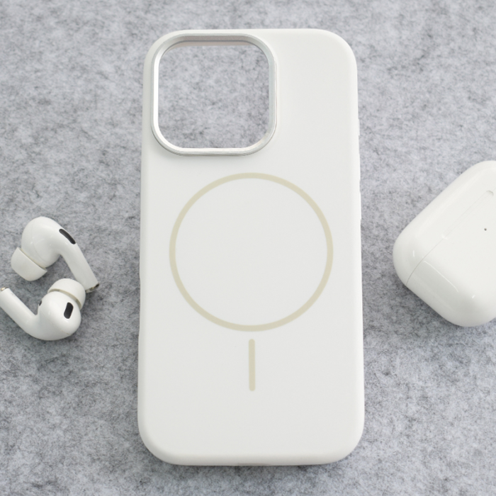 Maska Mag Case Nanobit Pure za iPhone 16 Pro Max pearl white - Slika 6