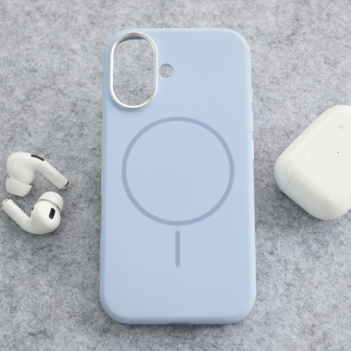 Maska Mag Case Nanobit Pure za iPhone 16 sky blue - Slika 6