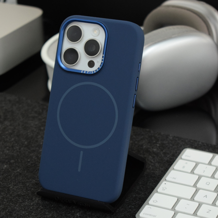 Maska Mag Case Nanobit Pure za iPhone 16e navy blue