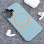 Maska Mag Case Summer Beats za iPhone 16 plavo narandzasta - Slika 5