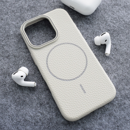 Maska Mag Case Summer Beats za iPhone 16 Pro Max krem