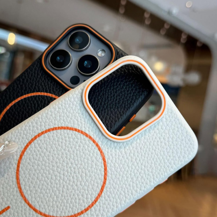Maska Mag Case Summer Beats za iPhone 16 Pro Max roze narandzasta - Slika 4