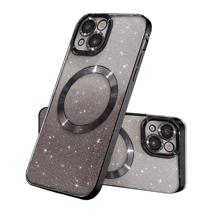 Maska Mag Case Electroplated za iPhone 13 crna - Slika 6