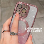 Maska Mag Case Electroplated za iPhone 13 Pro crna