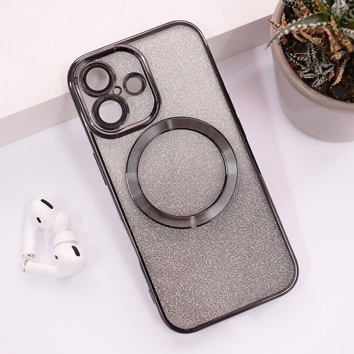Maska Mag Case Electroplated za iPhone 16 crna - Slika 7