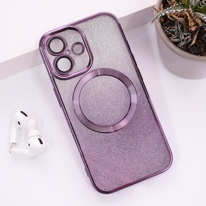 Maska Mag Case Electroplated za iPhone 16 ljubicasta - Slika 7