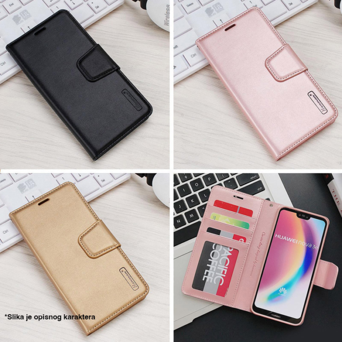 Maska na preklop Hanman Mill za Honor 400 Lite crna - Slika 5