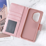 Maska na preklop Hanman Mill za Honor 400 Pro roze