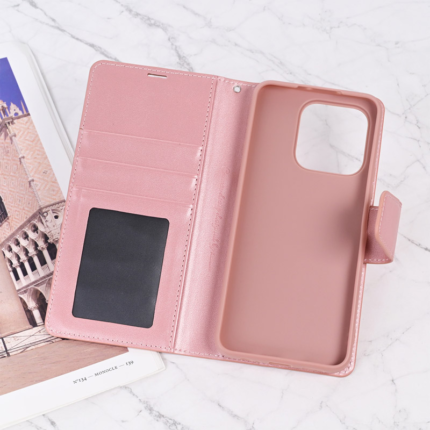 Maska na preklop Hanman Mill za Honor X6b roze