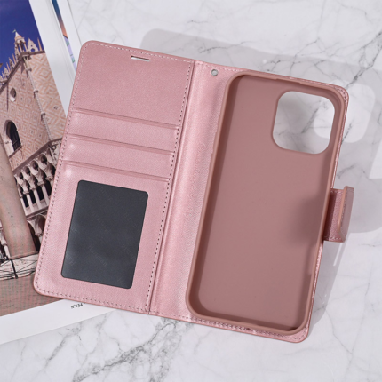Maska na preklop Hanman Mill za iPhone 16 Pro roze