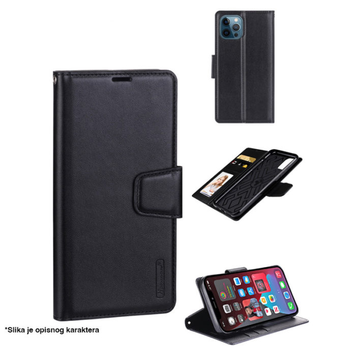 Maska na preklop Hanman Mill za Samsung A52 4G/ A525F/ A52 5G/ A526B/ A52S/ A528B crna - Slika 2