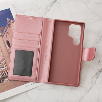 Maska na preklop Hanman Mill za Samsung S24 Ultra/ S928B roze