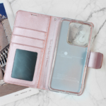 Maska na preklop Hanman Mill za Xiaomi 14 roze.