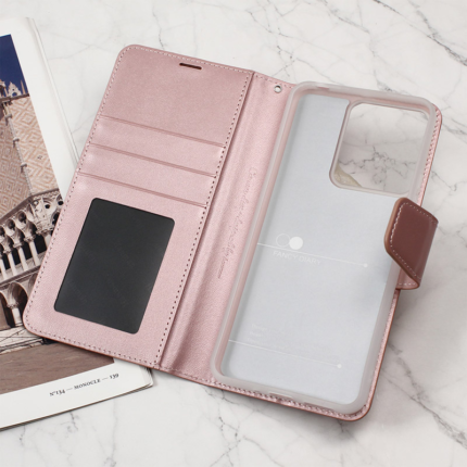 Maska na preklop Hanman Mill za Xiaomi Redmi 13C 4G/ 5G/ 13R/ Poco C65 4G roze