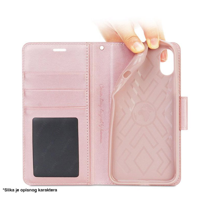 Maska na preklop Hanman Mill za Xiaomi Redmi 13C 4G/ 5G/ 13R/ Poco C65 4G roze - Slika 5