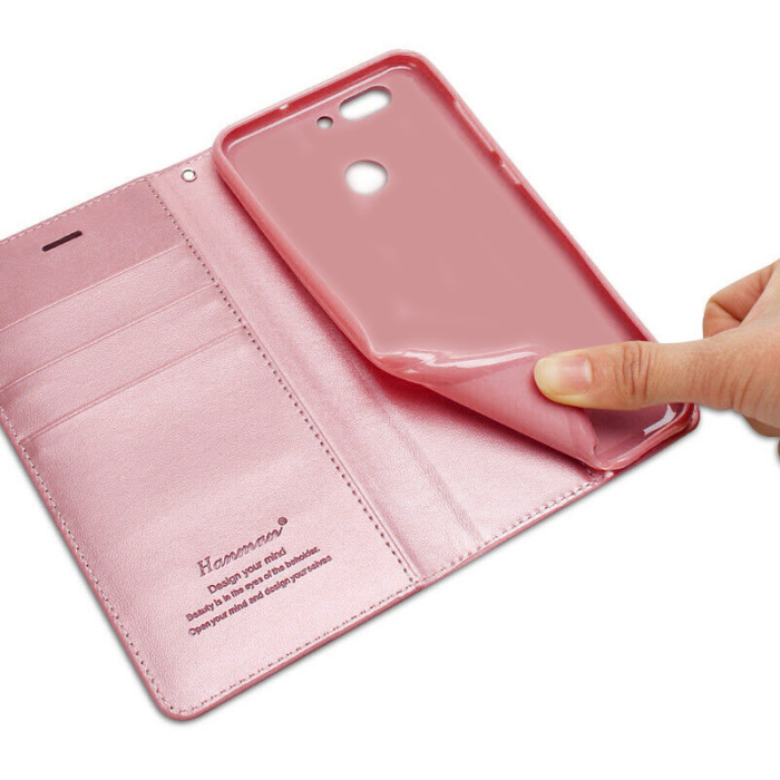 Maska na preklop Hanman Minor za iPhone 14 roze - Slika 2
