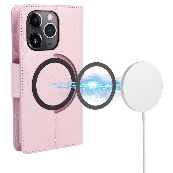 Maska na preklop Hanman Miny Mag Case za iPhone 14 Pro Max roze. - Slika 2