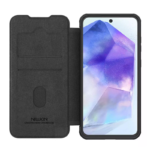 Maska na preklop Nillkin Qin Pro za Samsung A56 5G/ A566B crna - Slika 3