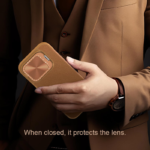 Maska na preklop Nillkin Qin Prop za iPhone 16 Pro crna - Slika 7