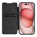 Maska na preklop Nillkin Qin Prop za iPhone 16 Pro Max crna - Slika 2