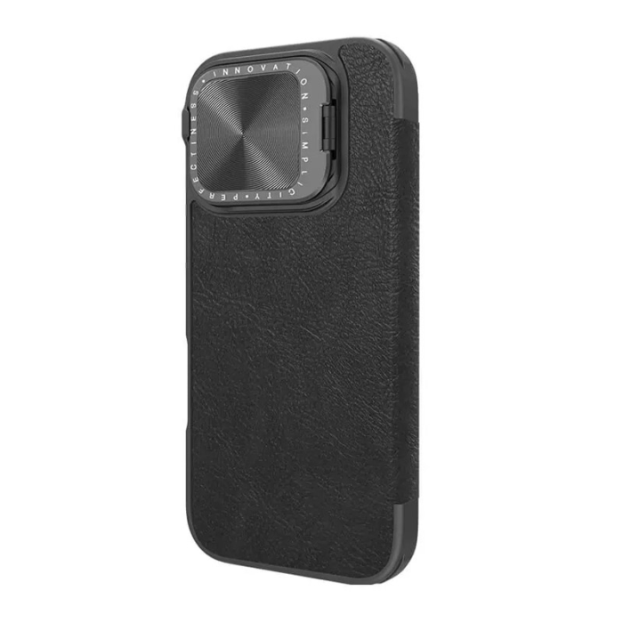 Maska na preklop Nillkin Qin Prop za iPhone 16 Pro Max crna - Slika 3