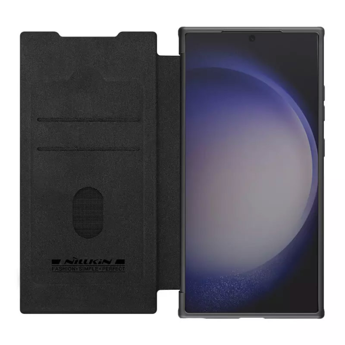 Maska na preklop Nillkin Qin Prop za Samsung S24 Ultra/ S928B crna - Slika 4