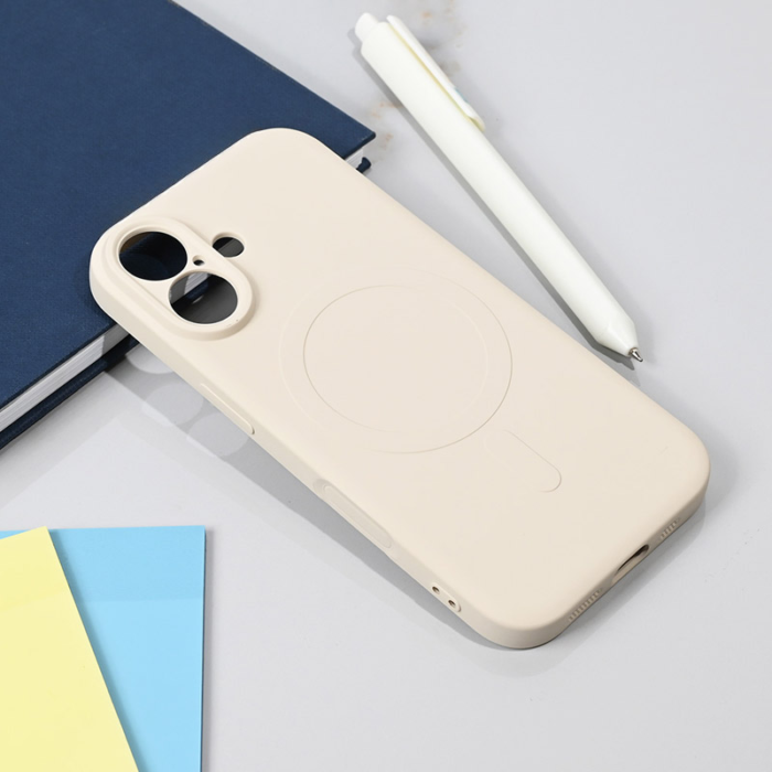 Maska Nanobit Giulietta Mag Case za iPhone 17 krem - Slika 6