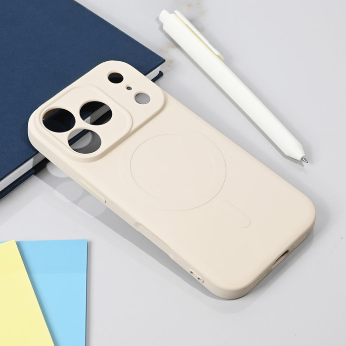 Maska Nanobit Giulietta Mag Case za iPhone 17 Pro krem - Slika 6