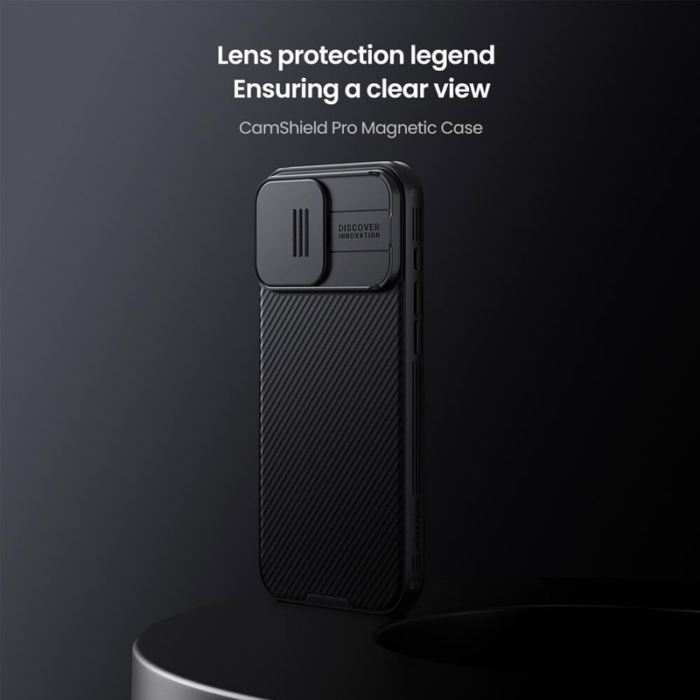 Maska Nillkin CamShield Pro Magnetic za iPhone 16 Pro Max crna - Slika 6