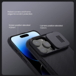 Maska Nillkin CamShield Pro Magnetic za iPhone 16 Pro Max crna - Slika 10