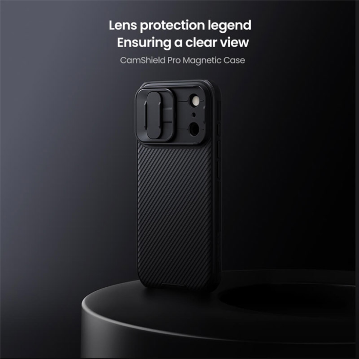 Maska Nillkin CamShield Pro Magnetic za iPhone 17 Pro crna - Slika 6