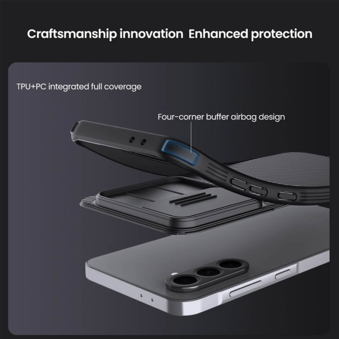 Maska Nillkin CamShield Pro Magnetic za Samsung A56 5G/ A566B crna - Slika 8