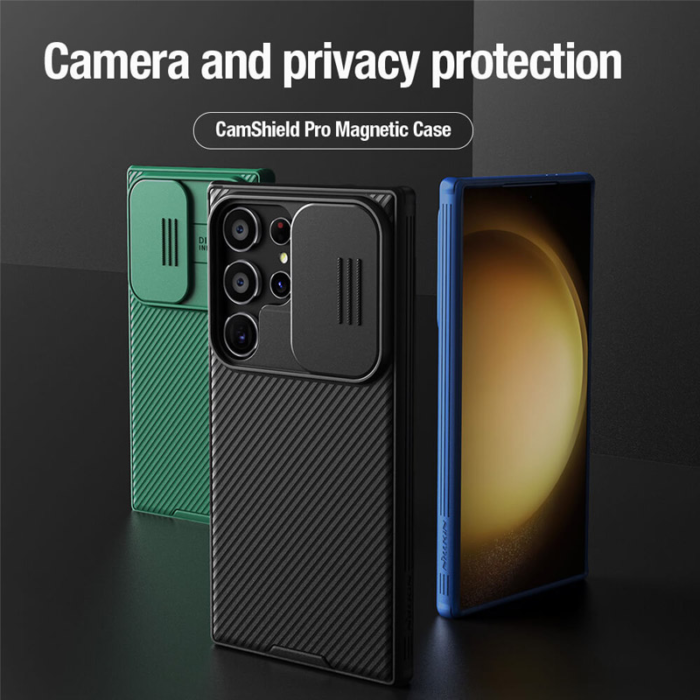 Maska Nillkin CamShield Pro Magnetic za Samsung S24 Ultra/ S928B crna - Slika 6