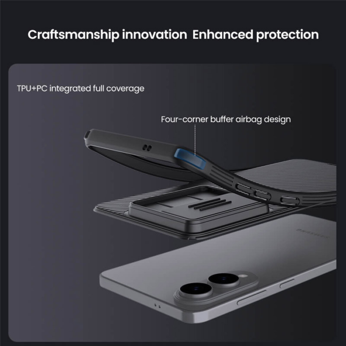 Maska Nillkin CamShield Pro Magnetic za Samsung S25 Edge crna - Slika 8